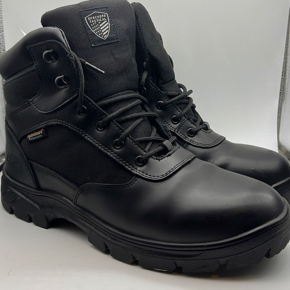 Skechers Men's New Wascana-Benen Military and Tactical Boot,โ Black, MEN 12- NWB